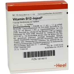 VITAMIN B12 INJEEL Fiale, 10 pz