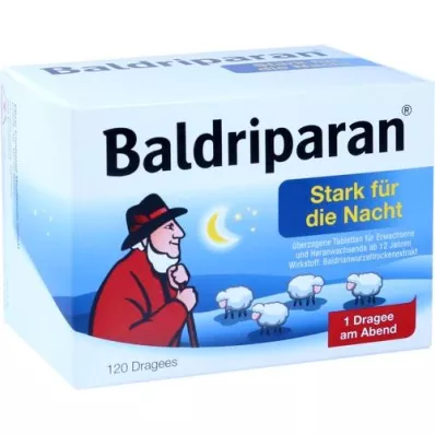 BALDRIPARAN Tab. fortemente rivestito per la notte, 120 pezzi