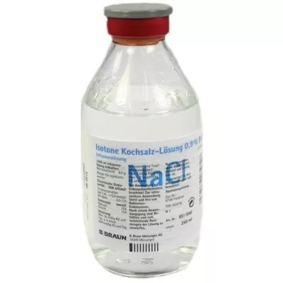 KOCHSALZLÖSUNG Flacone in vetro 0,9%, 250 ml