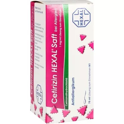 CETIRIZIN HEXAL Succo per allergie, 75 ml