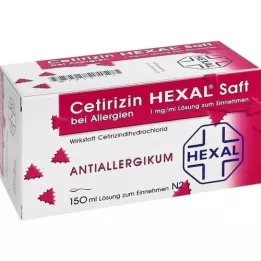 CETIRIZIN HEXAL Succo per allergie, 150 ml