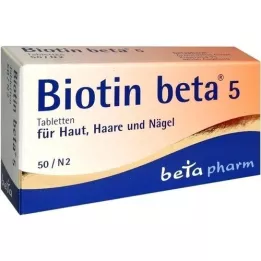 BIOTIN BETA 5 compresse, 50 pz