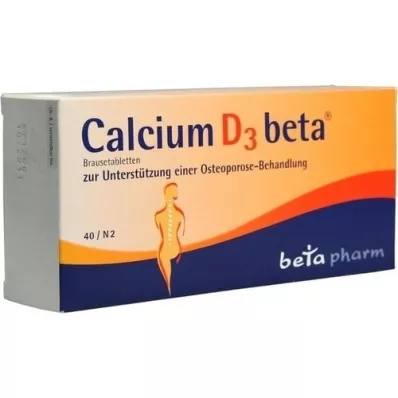 CALCIUM Compresse effervescenti D3 beta, 40 pz CALCIUM Compresse effervescenti D3 beta, 40 pz