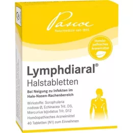 LYMPHDIARAL COMPRESSE PER LA GOLA, 40 pz