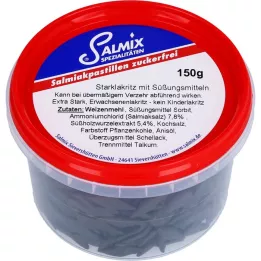 SALMIX Pastiglie di salmiacco senza zucchero, 150 g