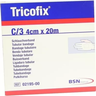 TRICOFIX Benda tubolare misura C 4 cmx20 m, 1 pezzo