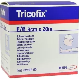 TRICOFIX Benda tubolare misura E 8 cmx20 m, 1 pezzo