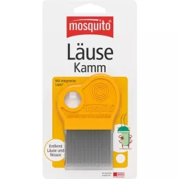 MOSQUITO Pettine Nit in metallo con lente dingrandimento, 1 pezzo