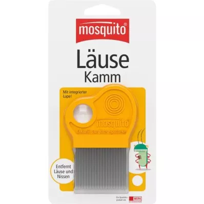 MOSQUITO Pettine Nit in metallo con lente dingrandimento, 1 pezzo MOSQUITO Pettine Nit in metallo con lente dingrandimento, 1 pezzo