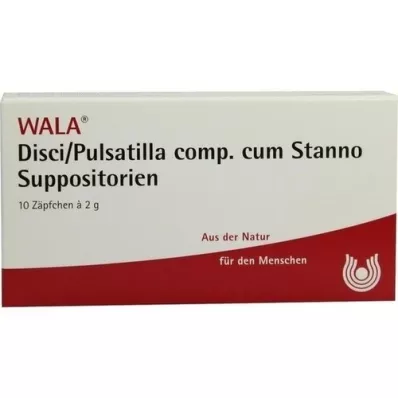 DISCI/Pulsatilla comp.cum Stanno Supposte, 10X2 g DISCI/Pulsatilla comp.cum Stanno Supposte, 10X2 g