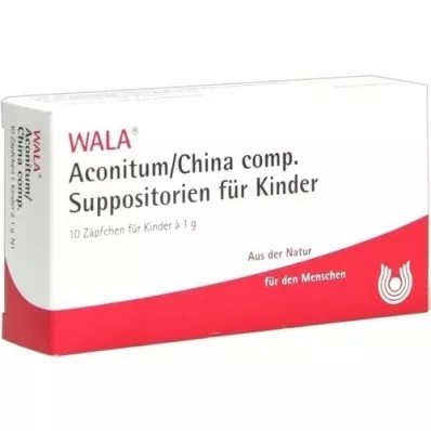 ACONITUM/CHINA comp.Supposte per bambini, 10X1 pz