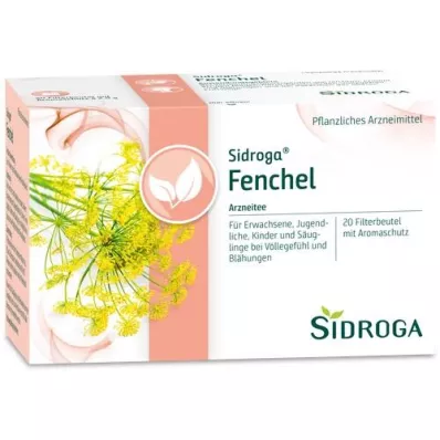 SIDROGA Bustine filtro tè al finocchio, 20X2,0 g SIDROGA Bustine filtro tè al finocchio, 20X2,0 g