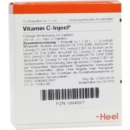 VITAMIN C INJEEL Fiale, 10 pz