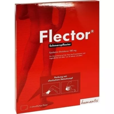 FLECTOR Cerotti antidolorifici + calze elastiche a rete, 5 pz FLECTOR Cerotti antidolorifici + calze elastiche a rete, 5 pz