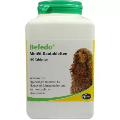 BEFEDO MinVit compresse masticabili per cani, 180 pezzi BEFEDO MinVit compresse masticabili per cani, 180 pezzi