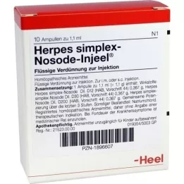 HERPES SIMPLEX Fiale Nosode Injeel, 10 pz