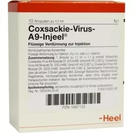 COXSACKIE-Fiale Virus A9 Injeel, 10 pz