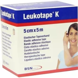 LEUKOTAPE dir 5 cm color pelle, 1 pezzo