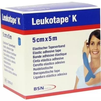LEUKOTAPE 5 cm a dir blu, 1 pezzo