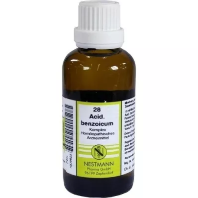 ACIDUM BENZOICUM KOMPLEX Diluizione n.28, 50 ml ACIDUM BENZOICUM KOMPLEX Diluizione n.28, 50 ml