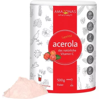 ACEROLA Polvere di vitamina C 100% naturale, 500 g