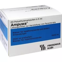AMPUWA Amplificatore in plastica.Soluzione iniettabile/infusione, 20X5 ml