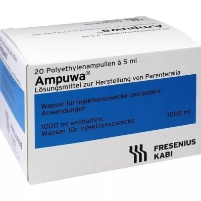 AMPUWA Amplificatore in plastica.Soluzione iniettabile/infusione, 20X5 ml AMPUWA Amplificatore in plastica.Soluzione iniettabile/infusione, 20X5 ml