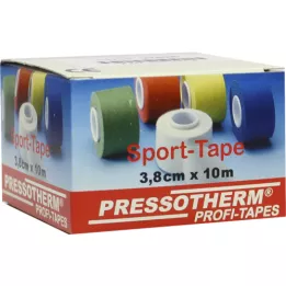 PRESSOTHERM Nastro sportivo 3,8 cmx10 m bianco, 1 pezzo