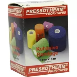 PRESSOTHERM Benda coesiva 8 cmx4 m rossa, 1 pezzo