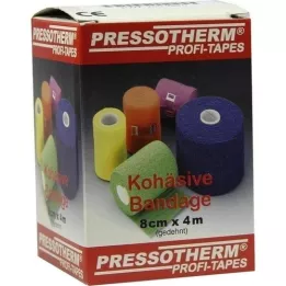 PRESSOTHERM Benda coesiva 8 cmx4 mt blu, 1 pz