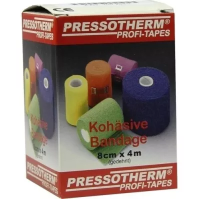 PRESSOTHERM Benda coesiva 8 cmx4 mt blu, 1 pz PRESSOTHERM Benda coesiva 8 cmx4 mt blu, 1 pz