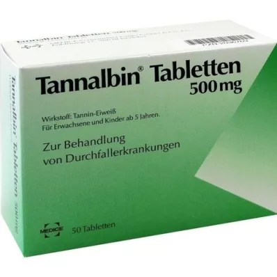 TANNALBIN Compresse, 50 pz