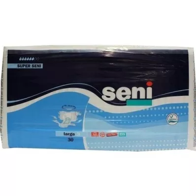 SUPER SENI Pantaloni per incontinenza per adulti taglia 3 L, 30 pezzi SUPER SENI Pantaloni per incontinenza per adulti taglia 3 L, 30 pezzi