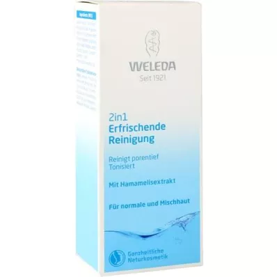 WELEDA Latte detergente rinfrescante 2in1, 100 ml