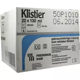 Clistere, 20X130 ml