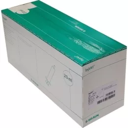 INJEKT Siringa Solo 20 ml Luer eccentrico PVC-fr., 100X20 ml