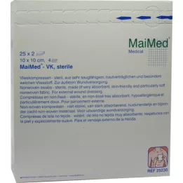 VLIESKOMPRESSEN 10x10 cm sterile, 25X2 pz