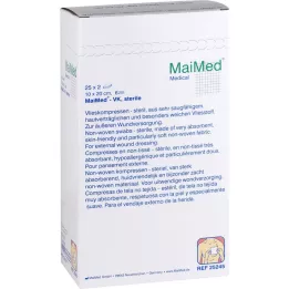 VLIESKOMPRESSEN 10x20 cm sterile 6 volte, 25X2 pz