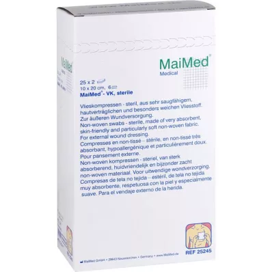 VLIESKOMPRESSEN 10x20 cm sterile 6 volte, 25X2 pz VLIESKOMPRESSEN 10x20 cm sterile 6 volte, 25X2 pz