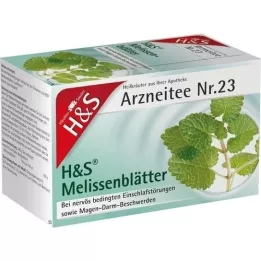 H&S Bustina filtro foglie di melissa, 20X1,5 g