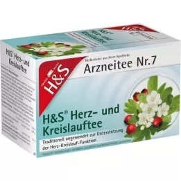 Bustina filtro per tè cardiovascolare H&amp;S, 20X2,0 g