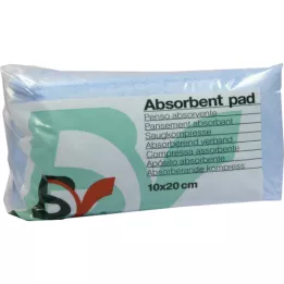 SAUGKOMPRESSEN non sterile 10x20 cm, 25 pz