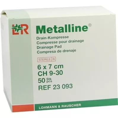 METALLINE Compresse drenanti 6x7 cm, 50 pz