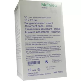 SAUGKOMPRESSEN sterile 10x20 cm, 30X1 pz