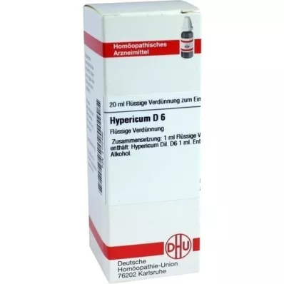 HYPERICUM D 6 Diluizione, 20 ml