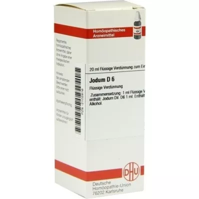 JODUM D 6 Diluizione, 20 ml