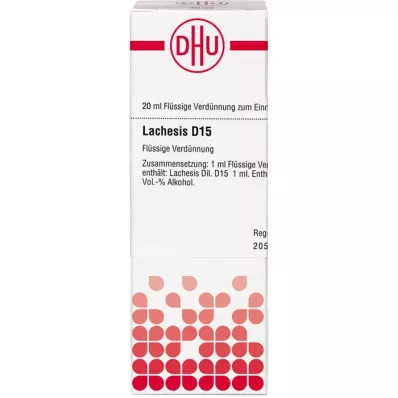 LACHESIS Diluizione D 15, 20 ml