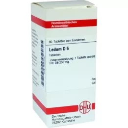 LEDUM D 6 compresse, 80 pz