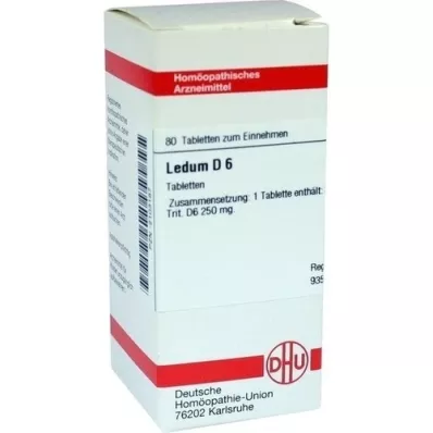 LEDUM D 6 compresse, 80 pz LEDUM D 6 compresse, 80 pz
