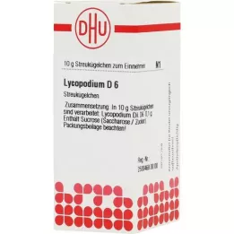 LYCOPODIUM D 6 globuli, 10 g